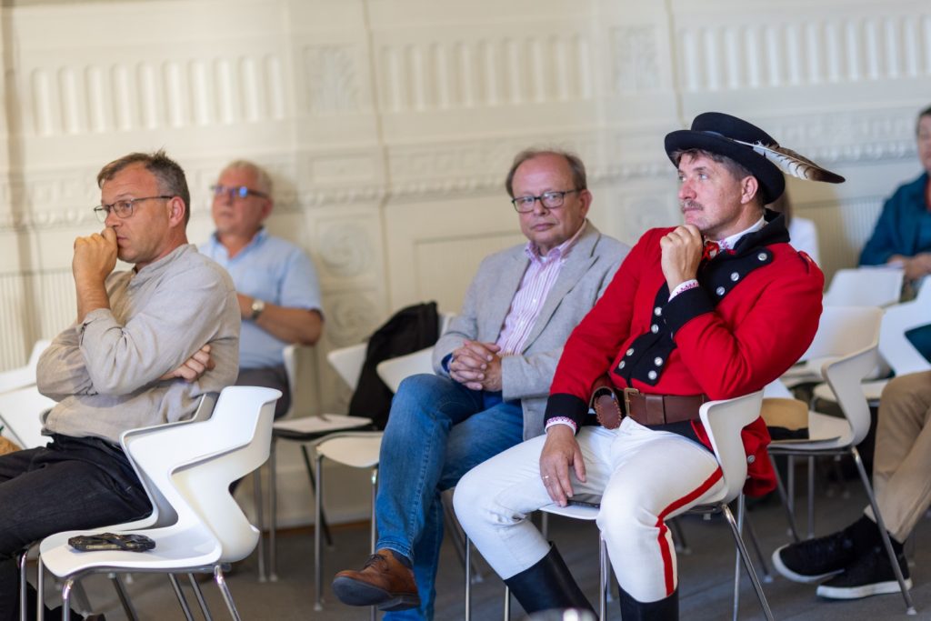 Uczestnicy konferencji „Dziedzictwo, które żyje” podczas wystąpień w Krakowie